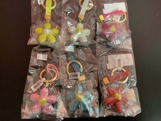 Bling Flower Key Chain