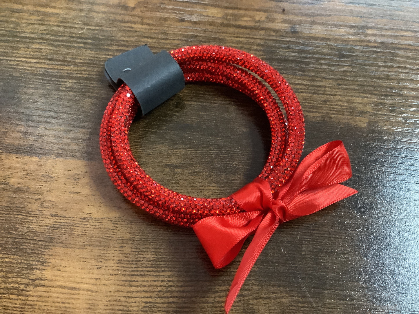Three layered Red Bracelet
