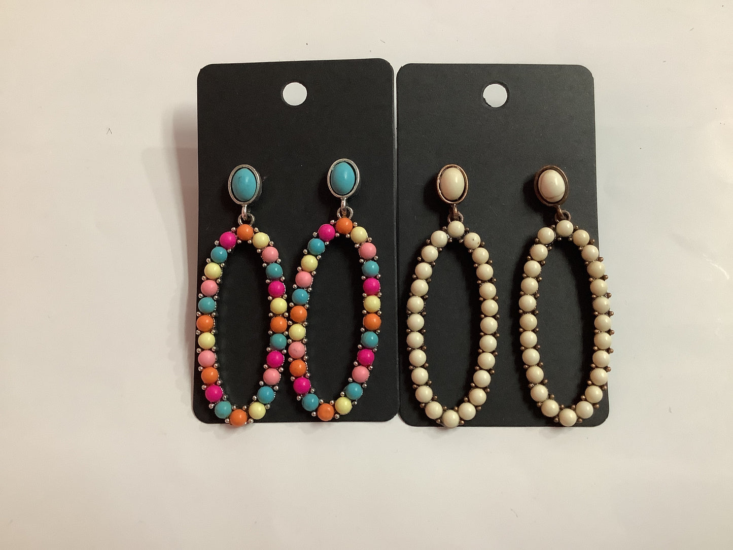 Oblong Dangle Earrings