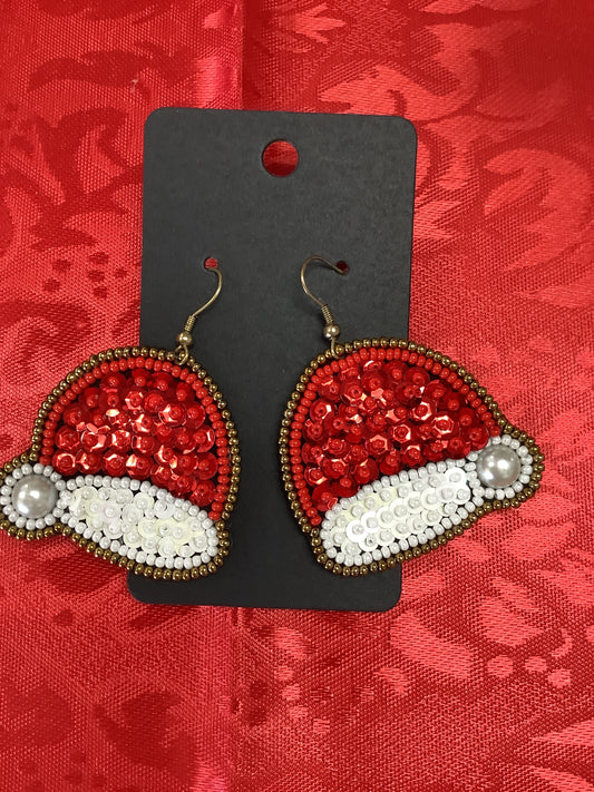 Santa Hat Earrings