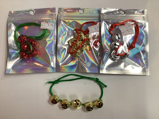 Adjustable Bell Christmas Bracelet