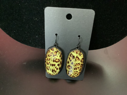Leopard Print Earrings