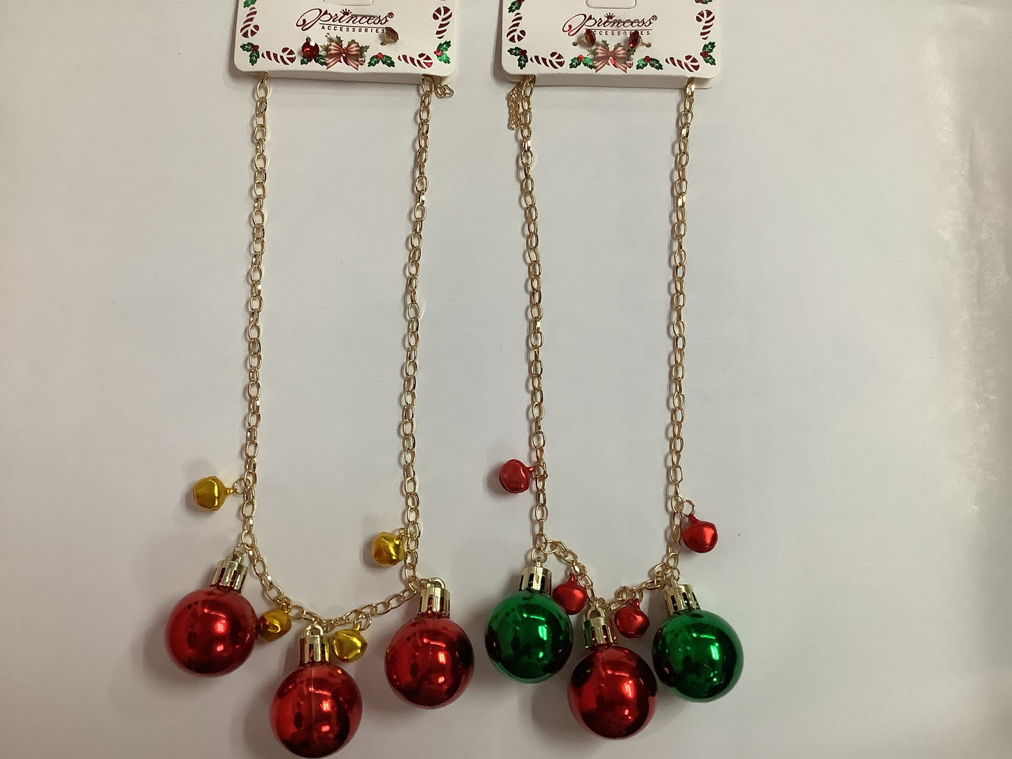 Christmas Ornament Necklace Set