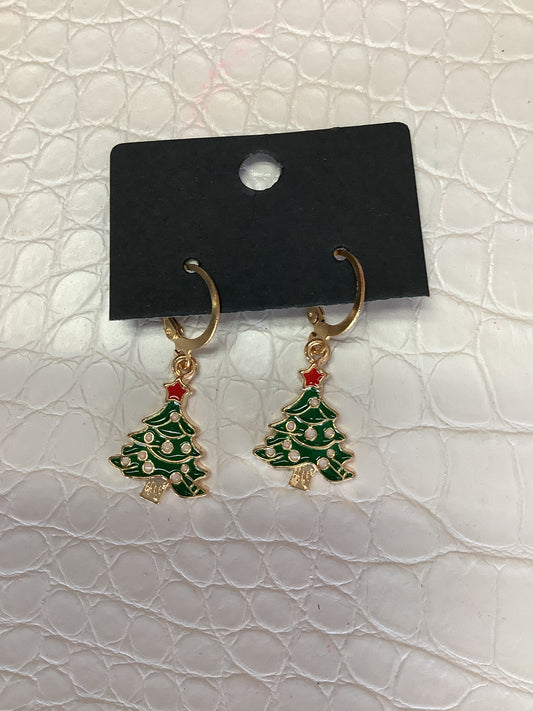 Christmas Tree Earrings