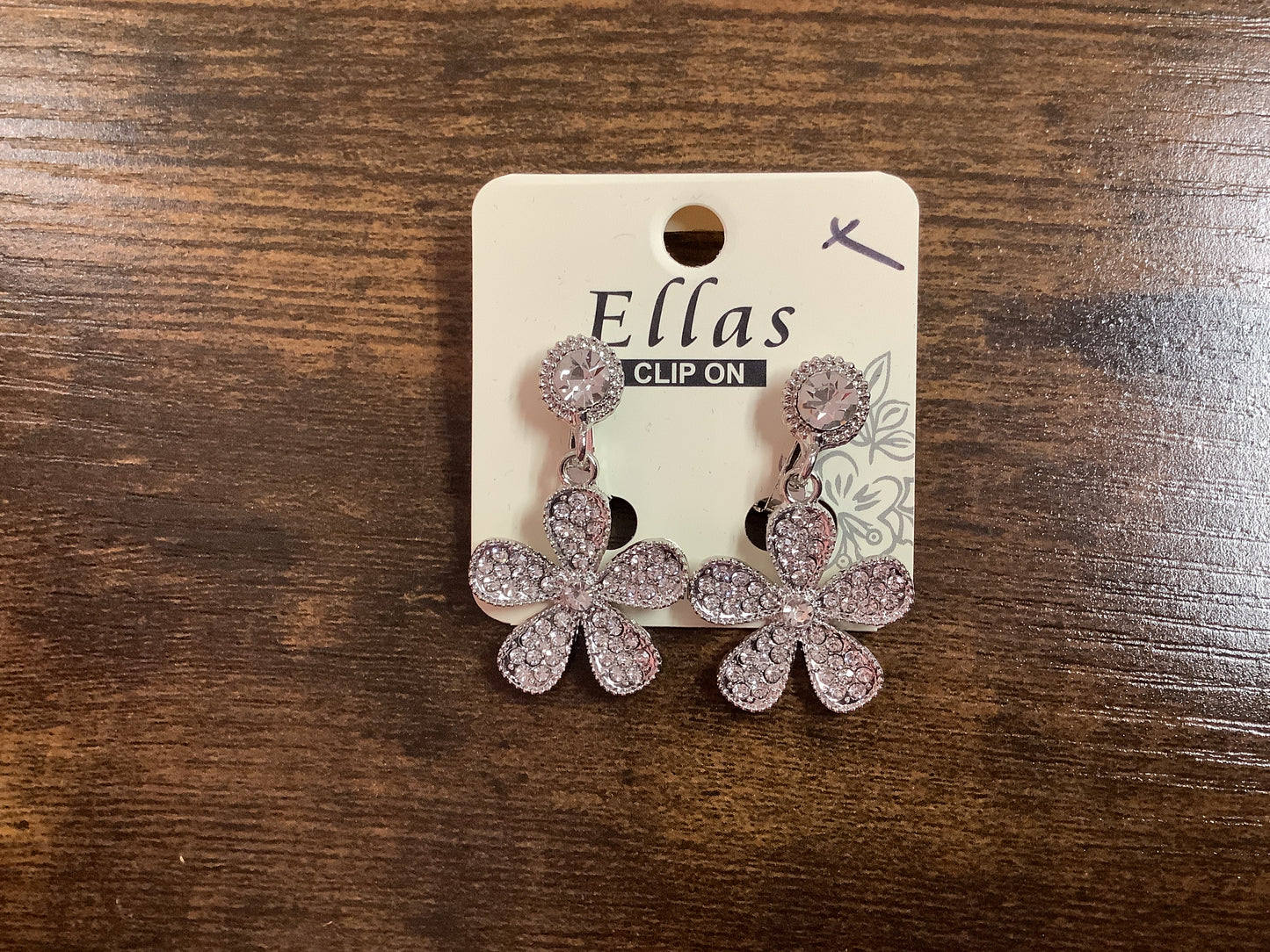 Flower Clip Earrings