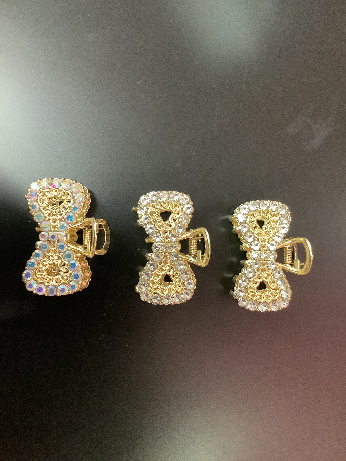 Gold Bow Hair Clip