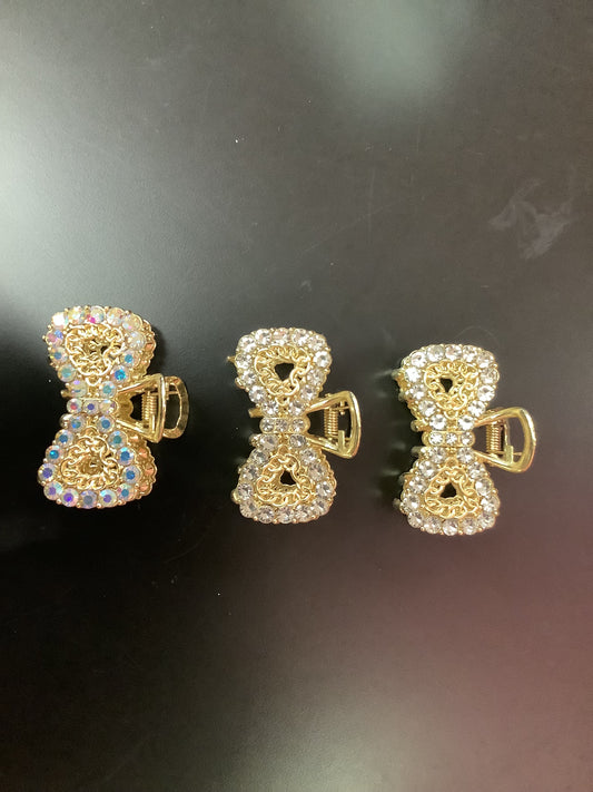 Gold Bow Hair Clip