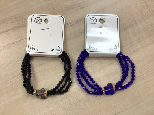 Beaded Bracelet with Butterfly