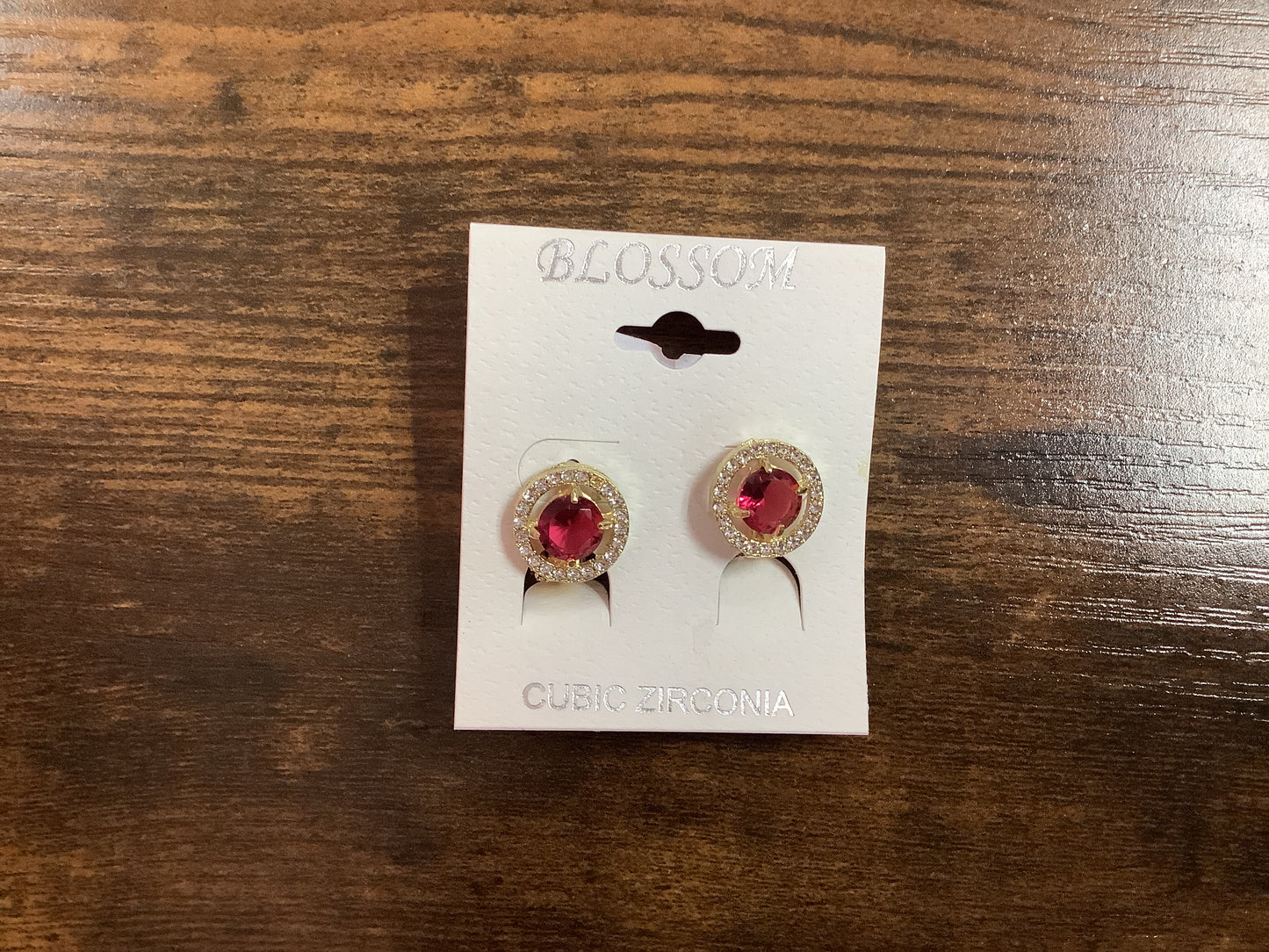 Pink Clip Earrings