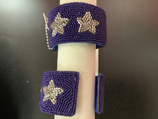 Bracelet Blue with Silver Star