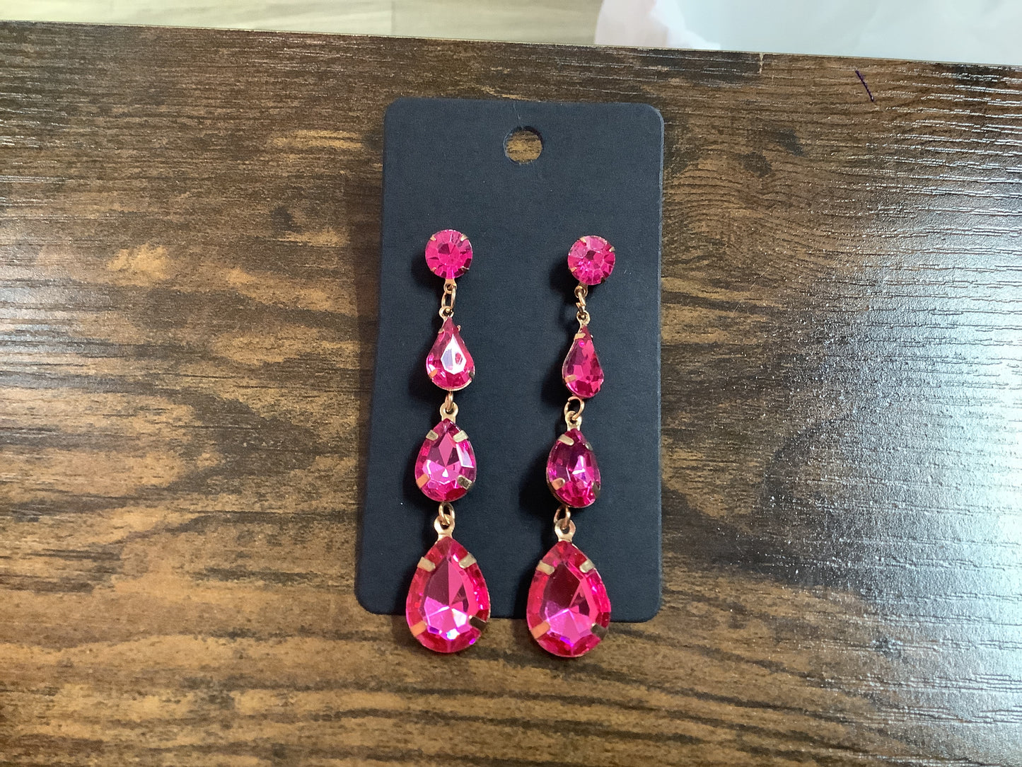 Pink Layered Earrings