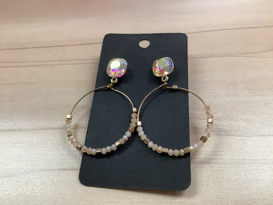 Gold Beaded Earrings