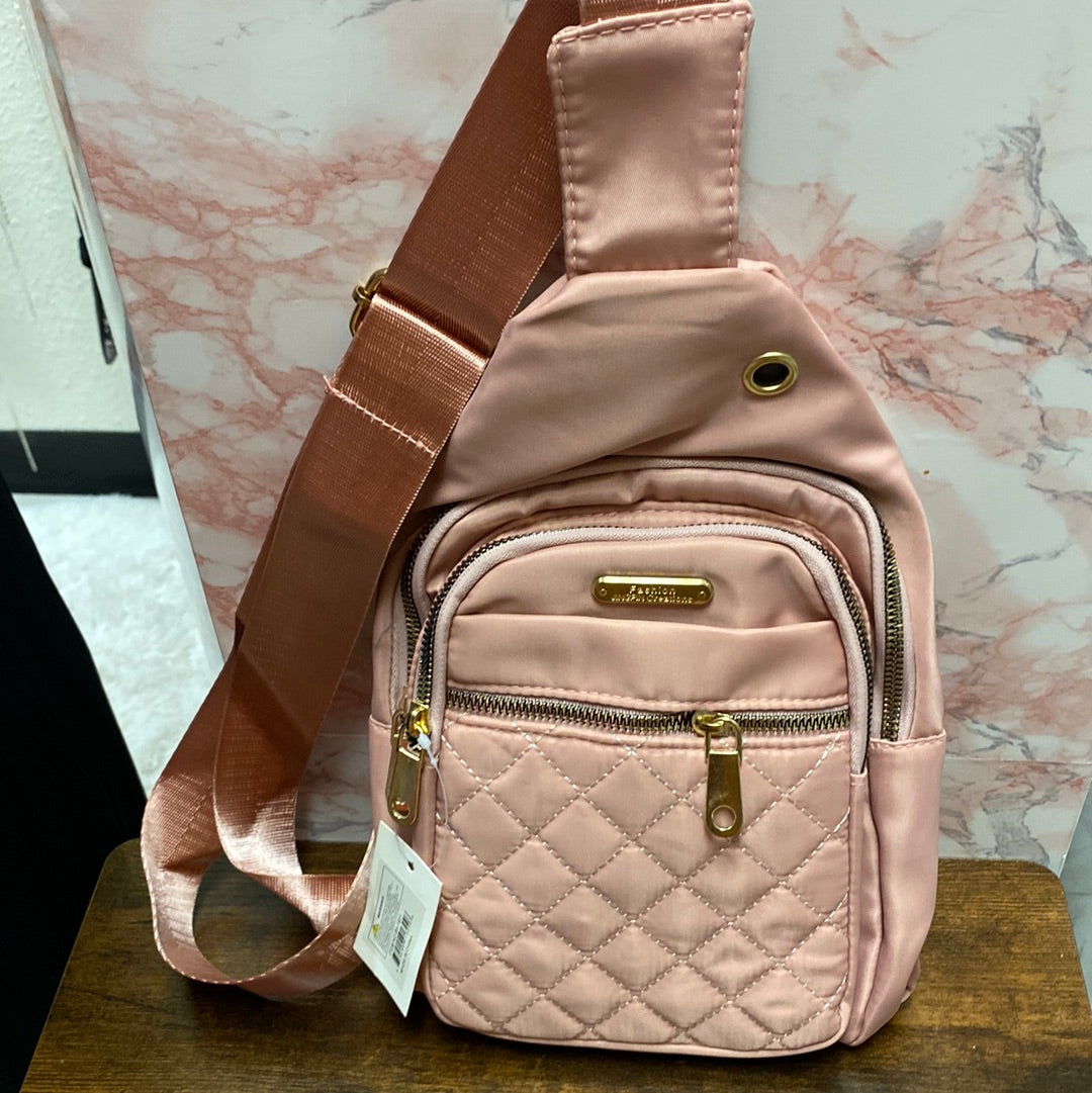 Pink Sling Crossbody/backpack