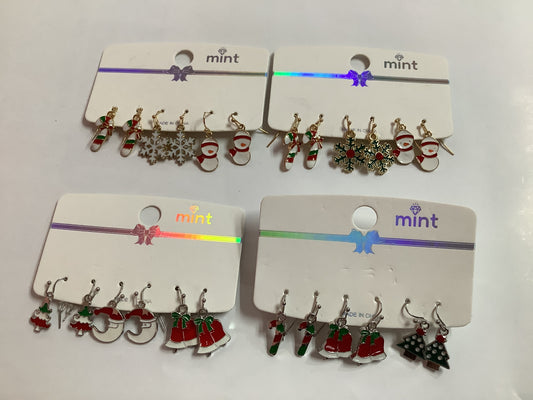 Dangle Christmas Earrings