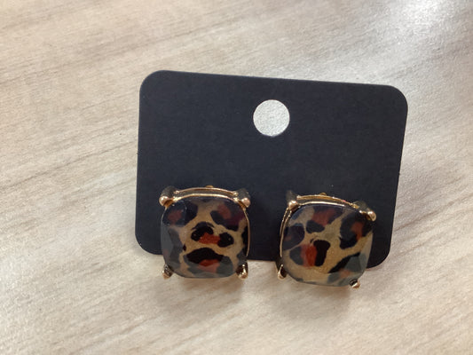 Cheetah Stud Earrings