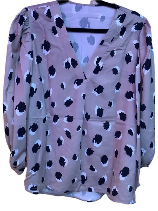 Khaki Leopard Print long Sleeve