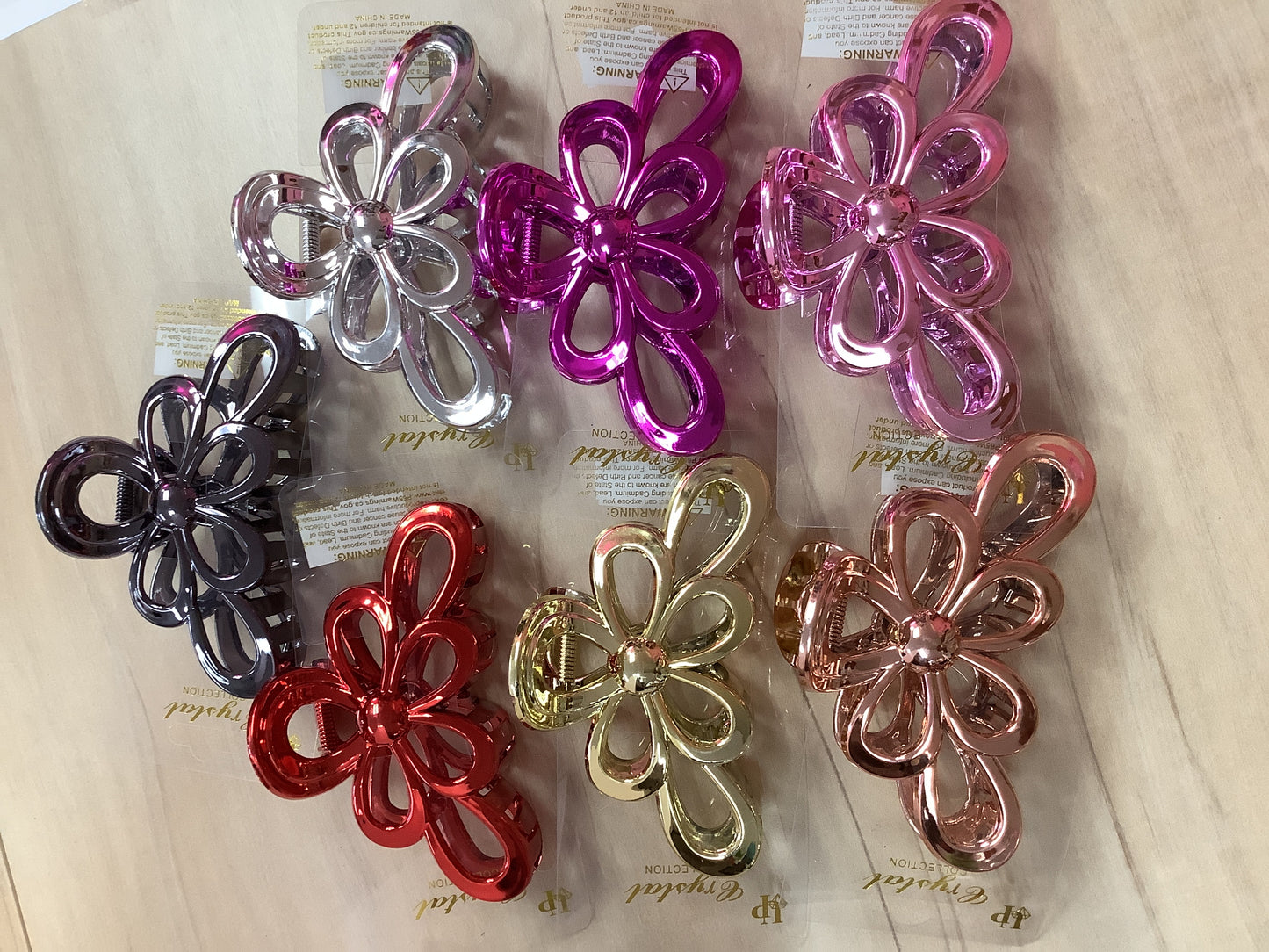 Metallic Hair Clips