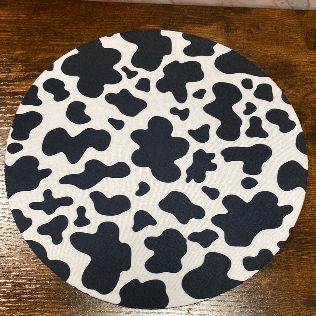 Cow Print Mouse Pad