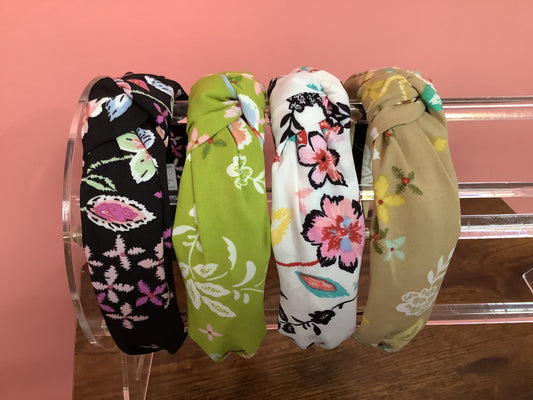 Floral Print Headband