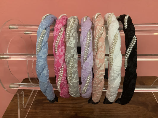 Pearl & Rhinestone Headband