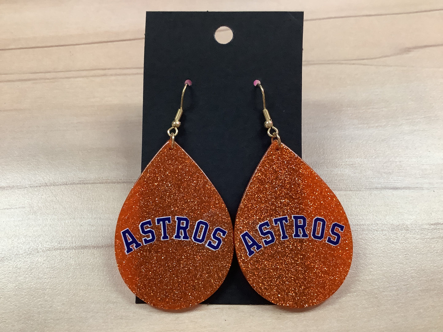 Astros Tear Drop Earrings