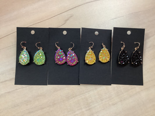 Chic Simulated Earrings