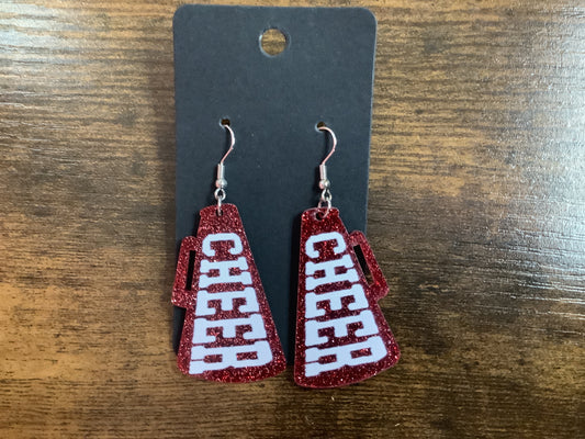 Acrylic Cheer Earrings