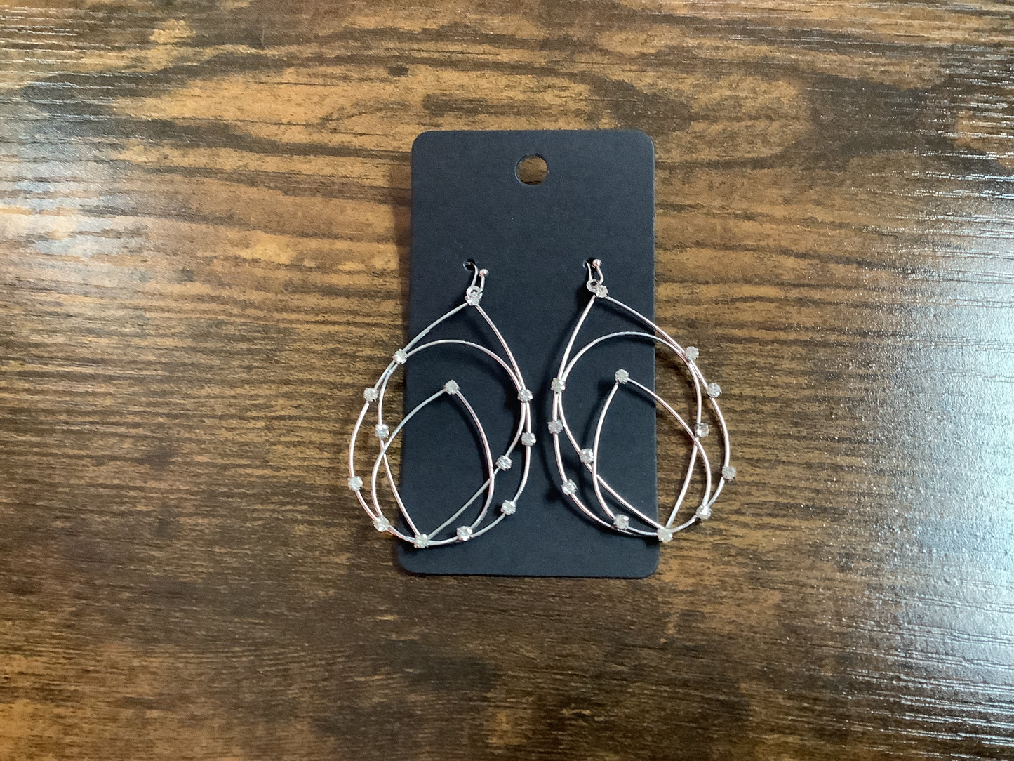 Silver Swirl Earrings