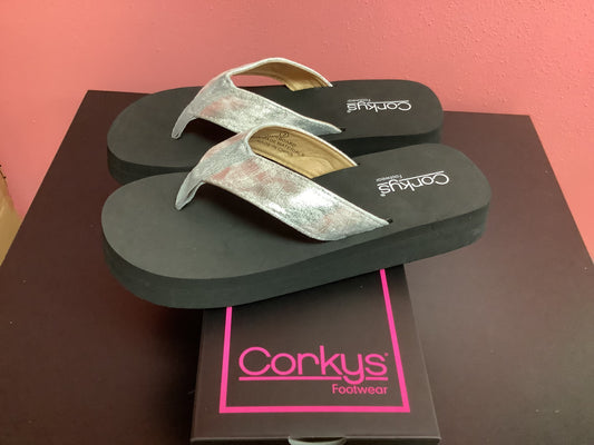 Silver Flip Flop