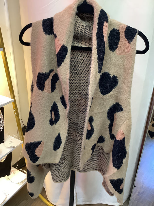 Camel Leopard Vest