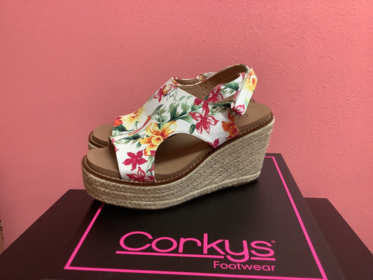 Wedge Floral Shoes