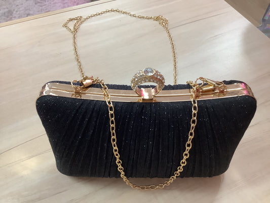 Black Shimmer Purse