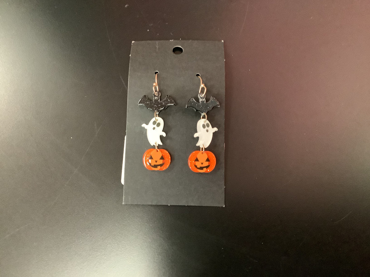 Triple Halloween Earrings