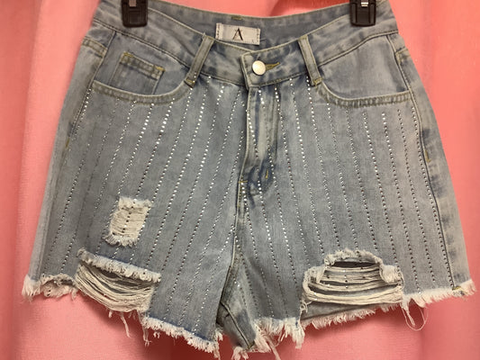 Bling Denim Shorts