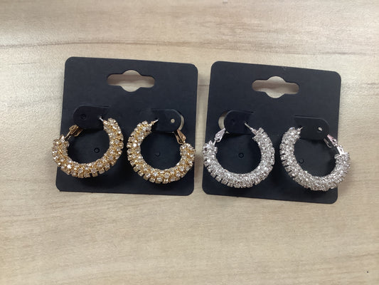 Sparkle Hoop Earrings
