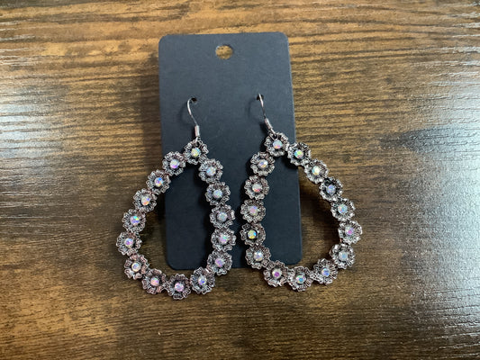 Silver Flower Earrings