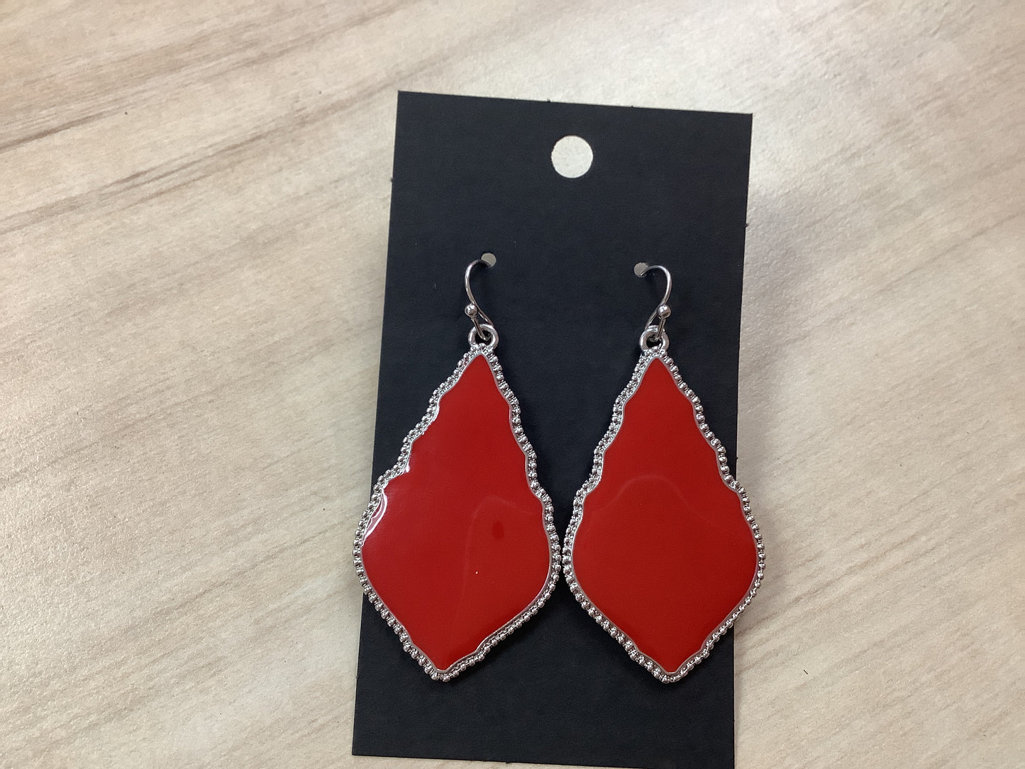 Red Dangle Earrings