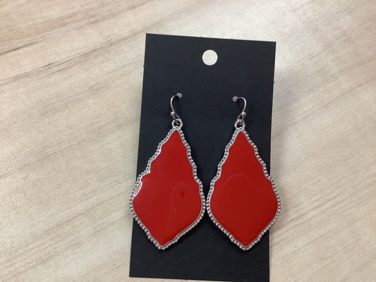 Red Dangle Earrings