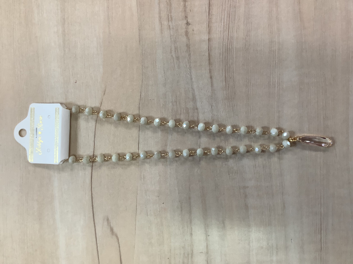 Beige Beaded Necklace