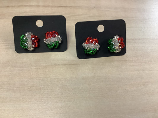 Beaded Stud Earrings
