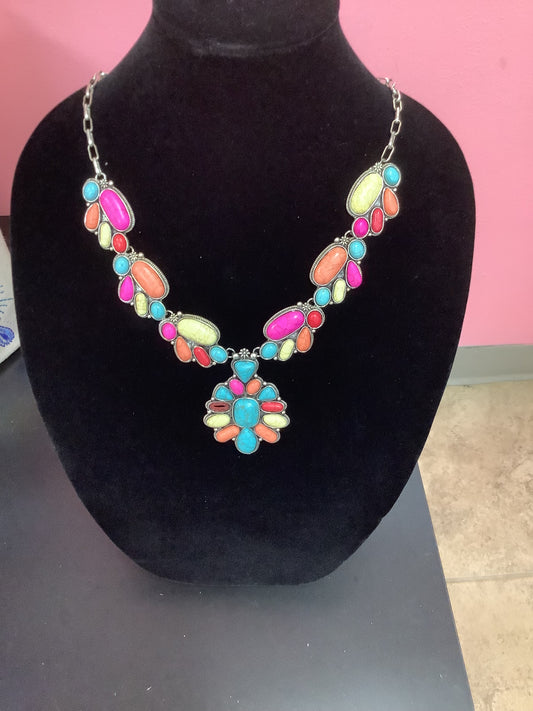 Colored Western Necklace