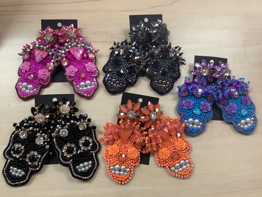 Xlarge Skull Earrings
