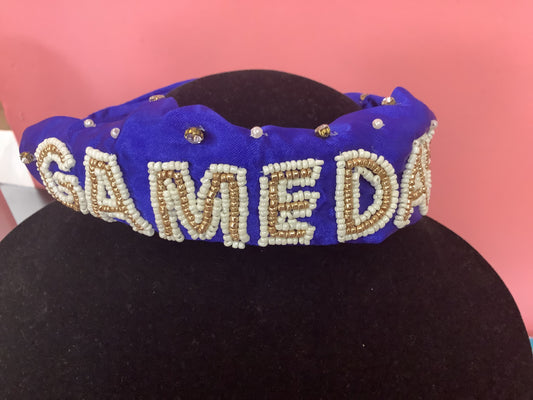 Game Day Blue Headband