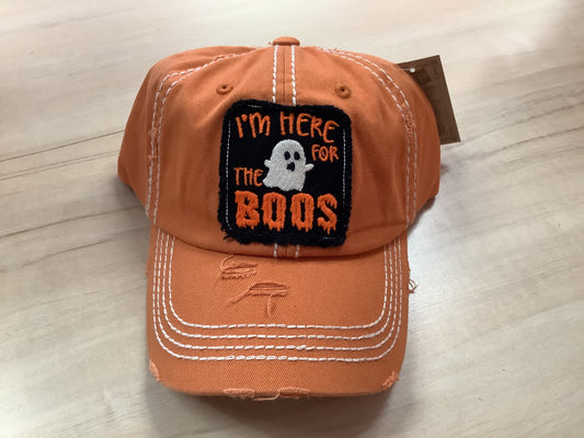 Orange Boo Cap