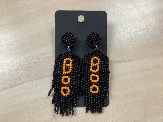 Black Boo Earrings
