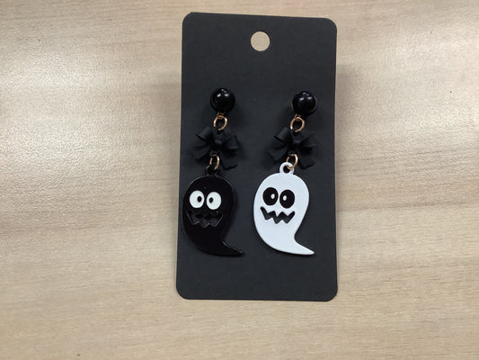 Black & White Ghost Earrings