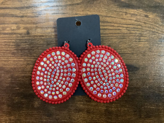 Large Rhinestone Earrings