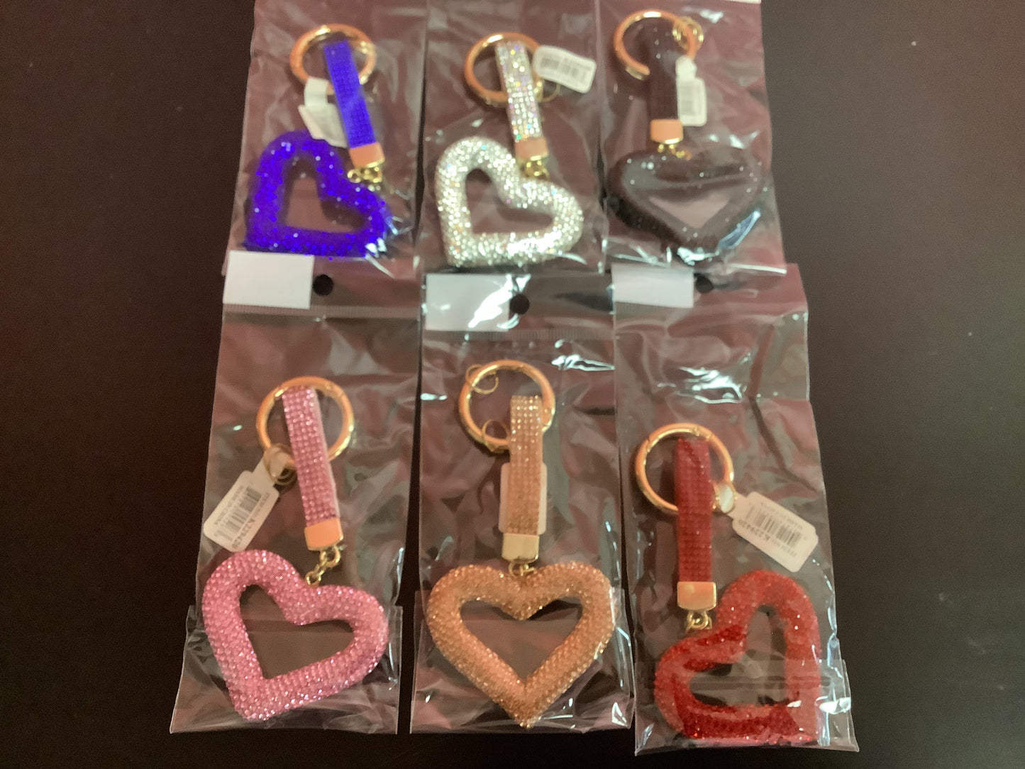 Bling Heart Key Chain