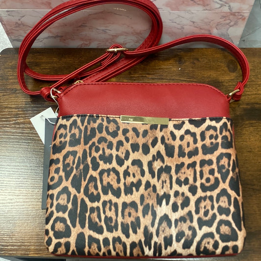 Red cheetah purse