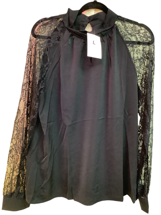 Black Lace Blouse